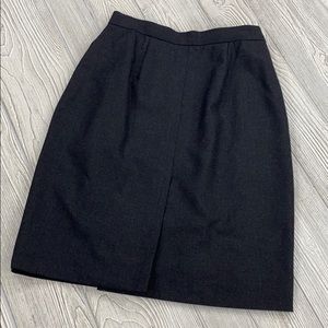 Vintage Carlisle Gray Wool & Cashmere Skirt - sz 6
